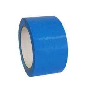 Rollos de cinta adhesiva PVC 66*50 azul