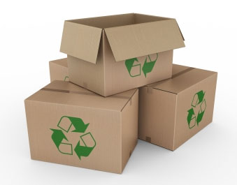 Reciclar cajas de cartón