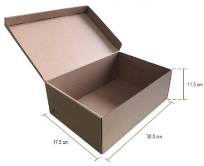 Medir cajas de carton automontables