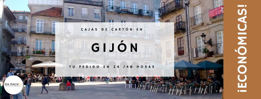 Cajas cartón baratas en Gijón