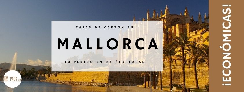 Cajas cartón baratas Mallorca