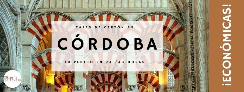 Comprar cajas de cartón en Córdoba